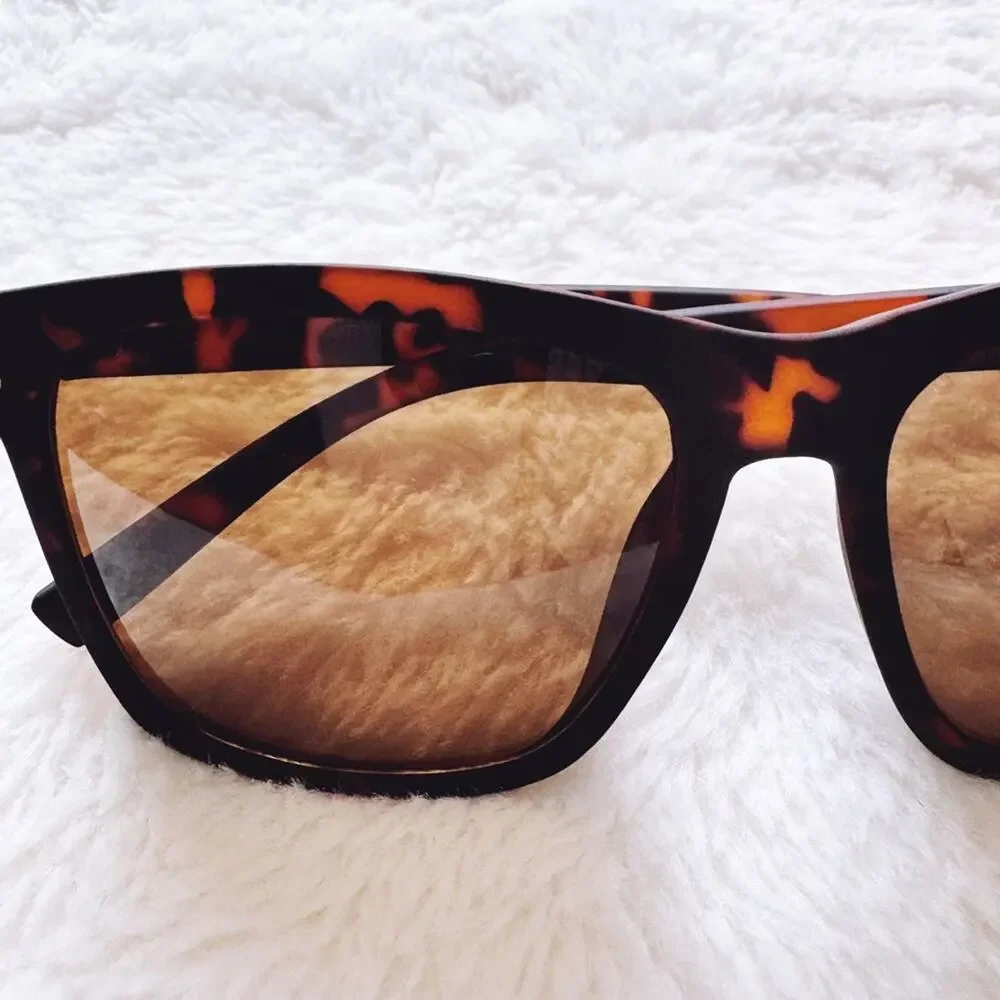 Otto Tortoise Brown Angular Frame Sunglasses